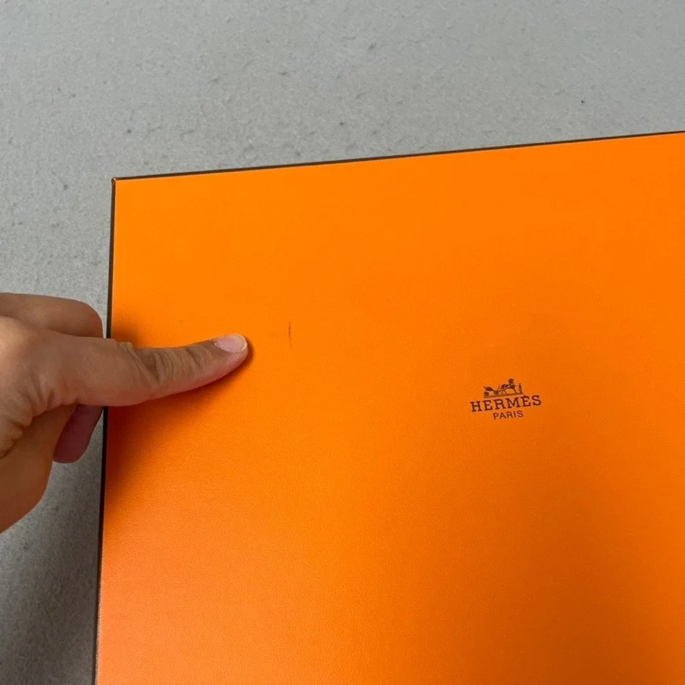 Hermes Storage Box and Dust Bags Set Orange Luxury Packaging 11x8.75x3
